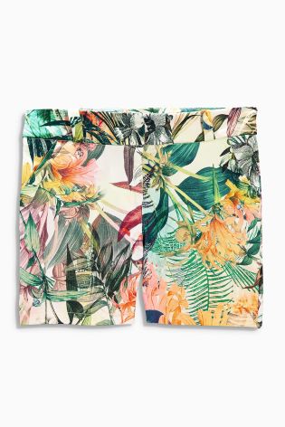 Multi Tropical Print Shorts (3-16yrs)